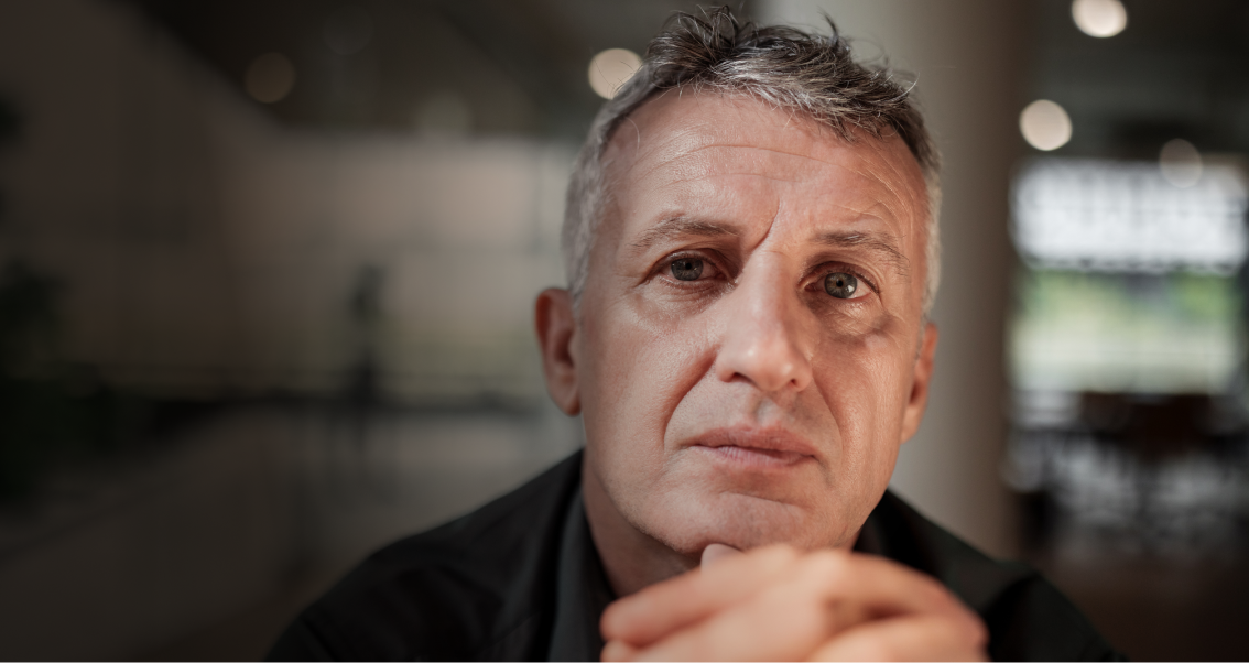 Thoughtful man
